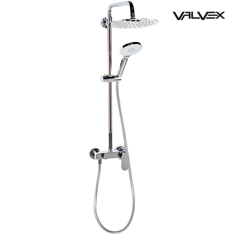 Kolumna natryskowa z baterią natryskową TUBE Chrome