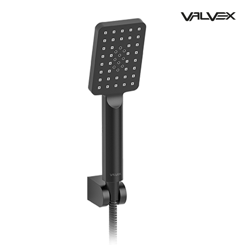 Zestaw natryskowy punktowy, 3-funkcyjny LOFT Black