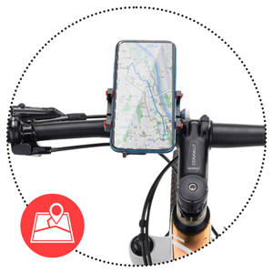 LYNXER - Uchwyt rowerowy na telefon - montowany do kierownicy roweru